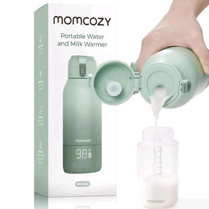 Aquecedor Portátil de Leite e Água Momcozy Green