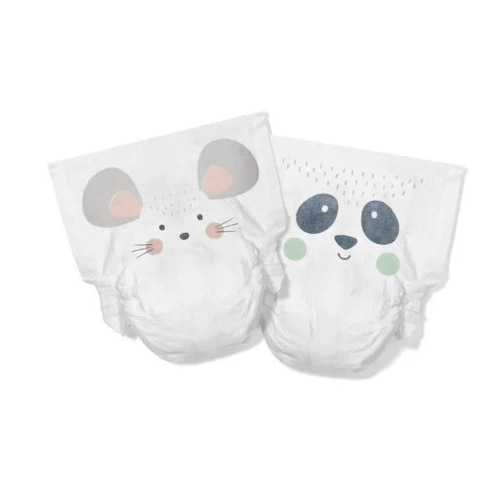 38 Fraldas Kit&Kin Eco Rato e Panda T2 4-8kg