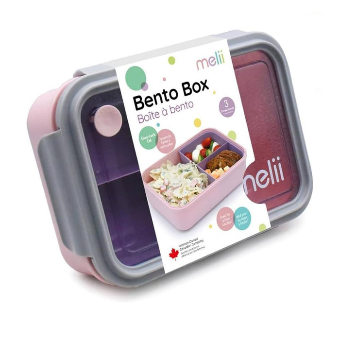 Caixa Lancheira com Divisórias Melii Maxi Pink 1250ml