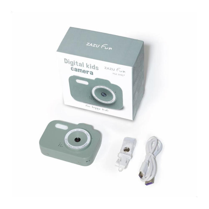 Máquina Fotográfica Digital Zazu Kids Green