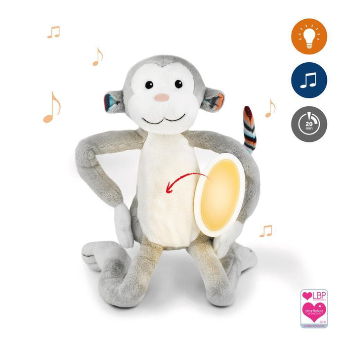 Peluche Musical Soft com Luz Zazu Max the Monkey
