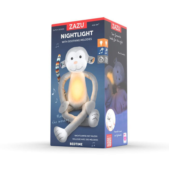 Peluche Musical Soft com Luz Zazu Max the Monkey