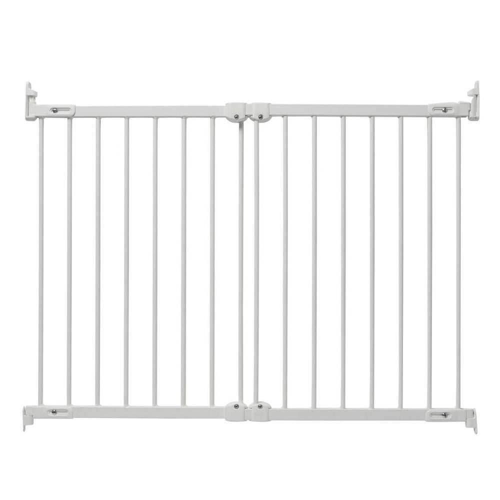 Porta de Segurança em Metal Branco BabyDan FlexiFit 67x105cm