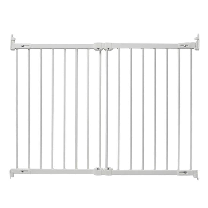 Porta de Segurança em Metal Branco BabyDan FlexiFit 67x105cm