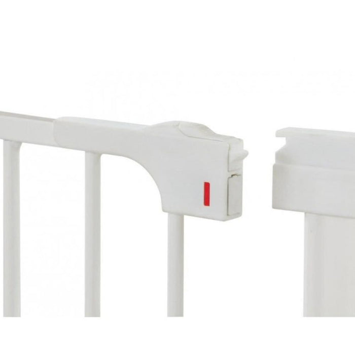Porta de Segurança em Metal Branco BabyDan FlexiFit 67x105cm