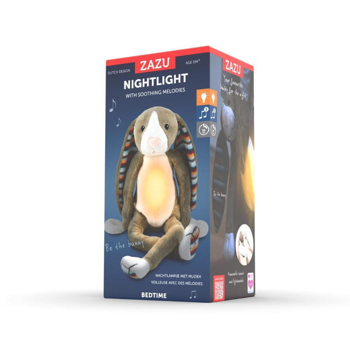Peluche Musical Soft com Luz Zazu Bo the Bunny