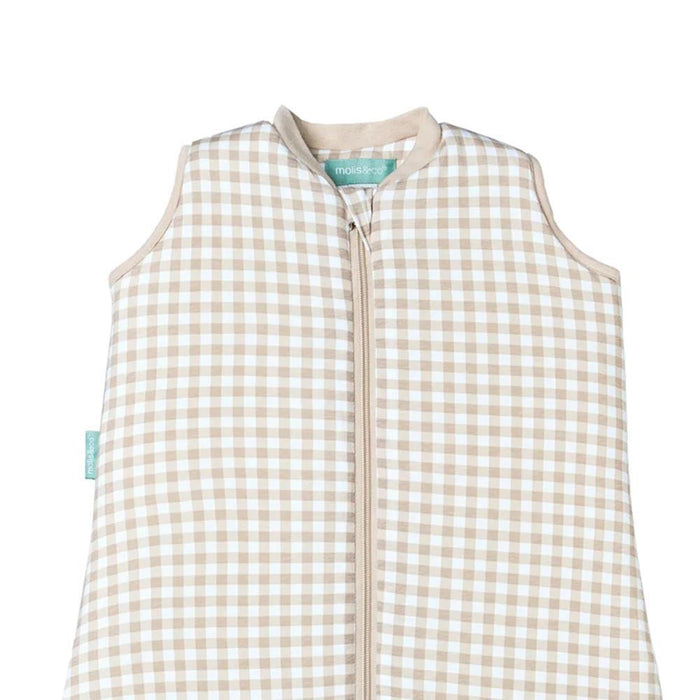 Saco de Dormir/Pijama com Meias Molis&Co Vichy Beige 2A Tog 2.5