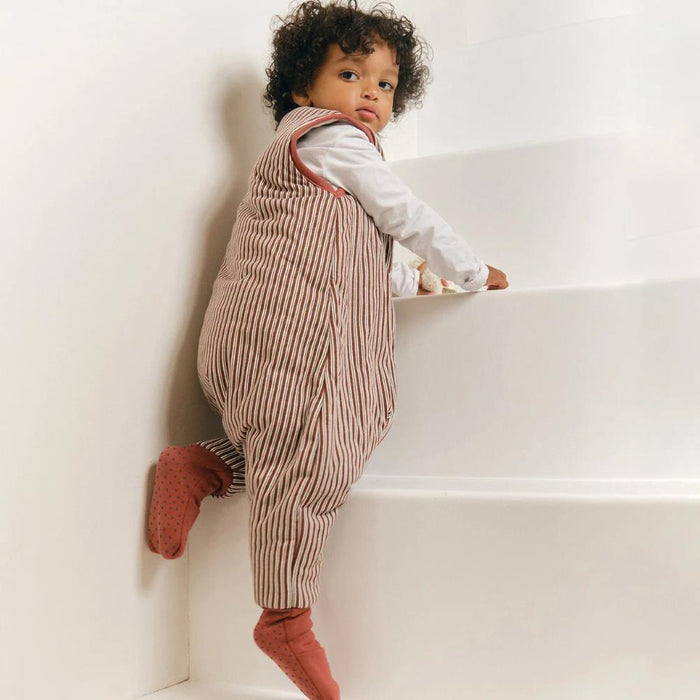 Saco de Dormir/Pijama com Meias Molis&Co Burgundy Stripes 1A Tog 2.5