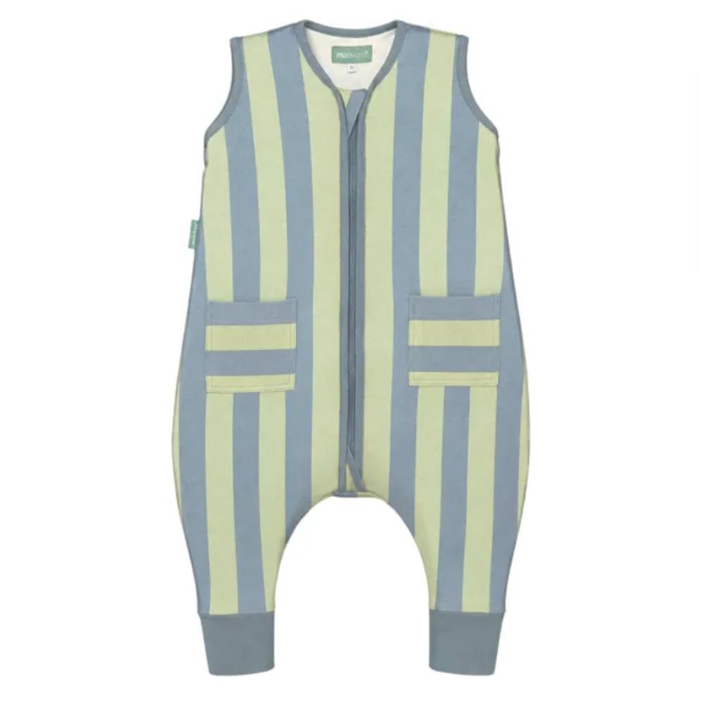 Molis&Co Green&Blue Stripes Sleeping Bag/Pajama 3-6m T0.5