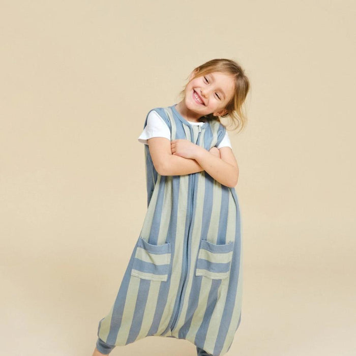 Saco de Dormir/Pijama Molis&Co Green&Blue Stripes 3-6m T0.5