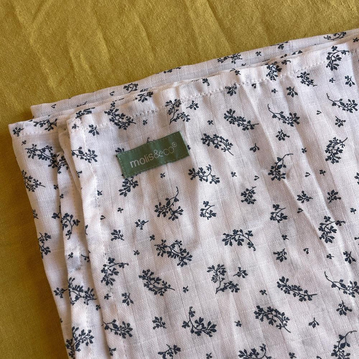 Musselina Molis&Co em Algodão Ocean 120x120cm