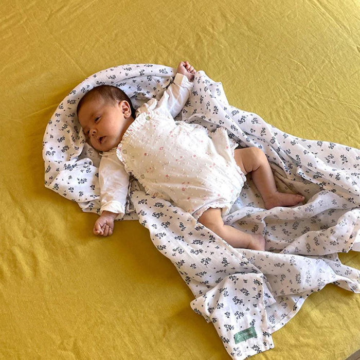 Musselina Molis&Co em Algodão Ocean 120x120cm