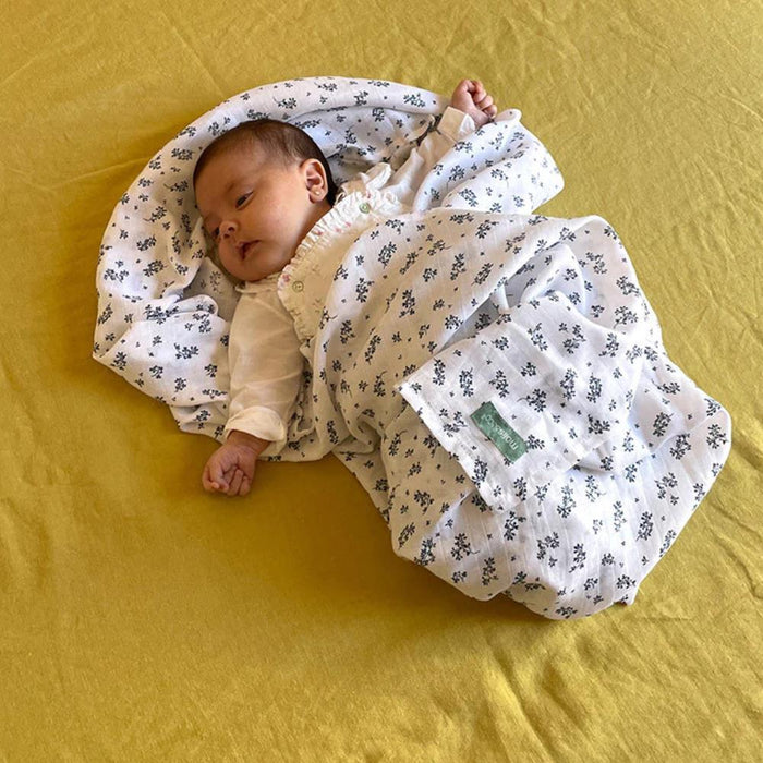 Musselina Molis&Co em Algodão Ocean 120x120cm