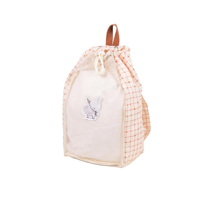 Saco/Mochila de Praia Mrs Ertha Organic Squares