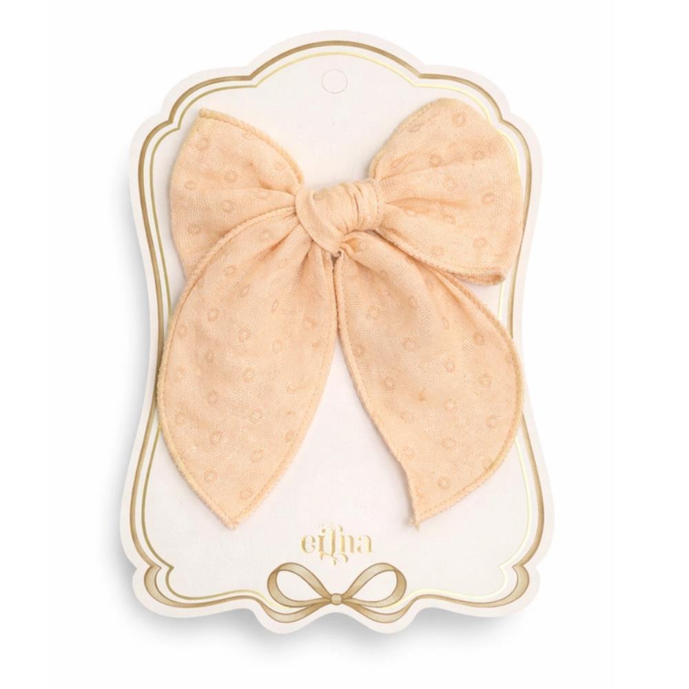 Laço de Cabelo com Gancho Mrs Ertha Neutral Dots