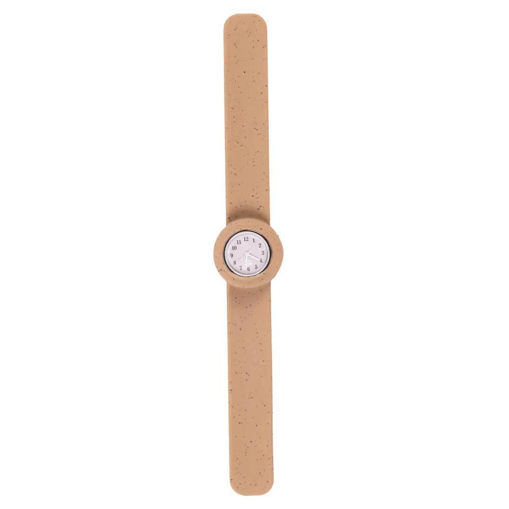 Relógio Analógico com Bracelete em Silicone Mrs Ertha Peanut