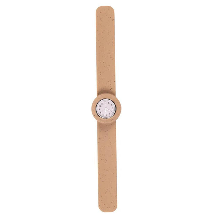 Relógio Analógico com Bracelete em Silicone Mrs Ertha Peanut