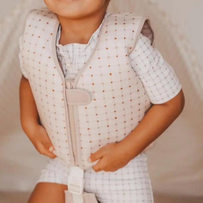 Colete de Aprendizagem Mrs Ertha Organic Squares 1-3 Anos