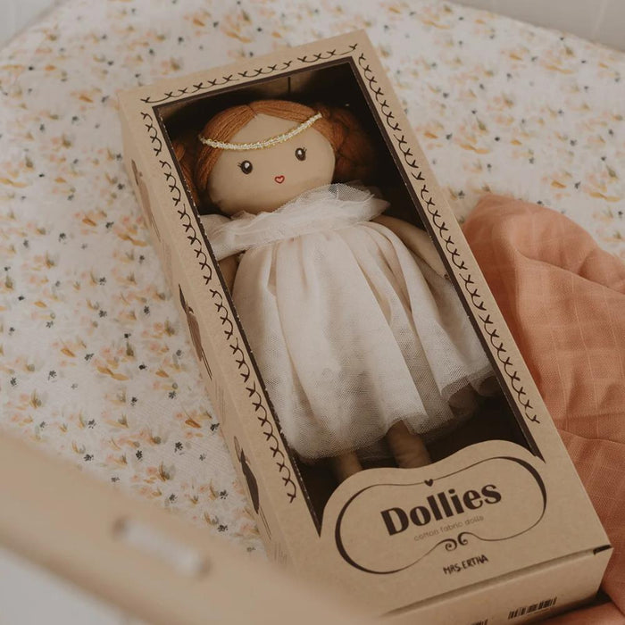 Boneca de Pano Mrs Ertha Dollies Lilly Toots