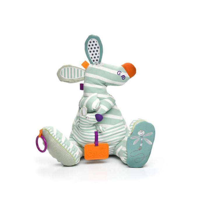 Peluche de Atividades Dolce Primo Canguru Ozzie 38cm