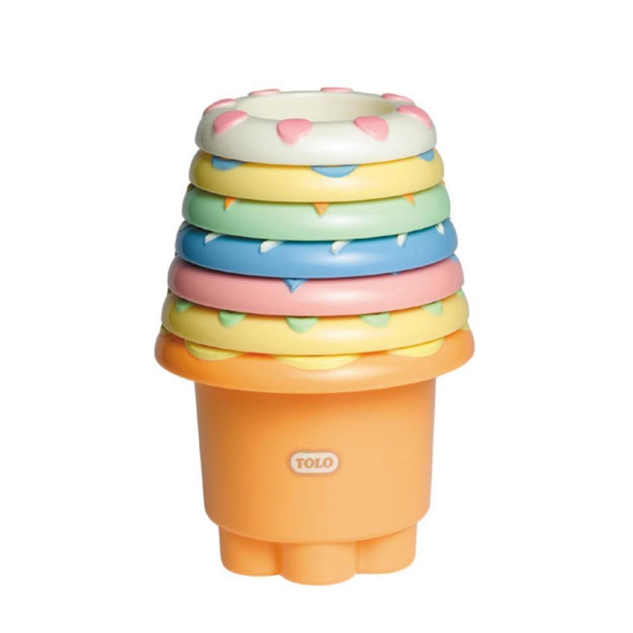 Tolo Baby 7 Copos Empilháveis Pastel
