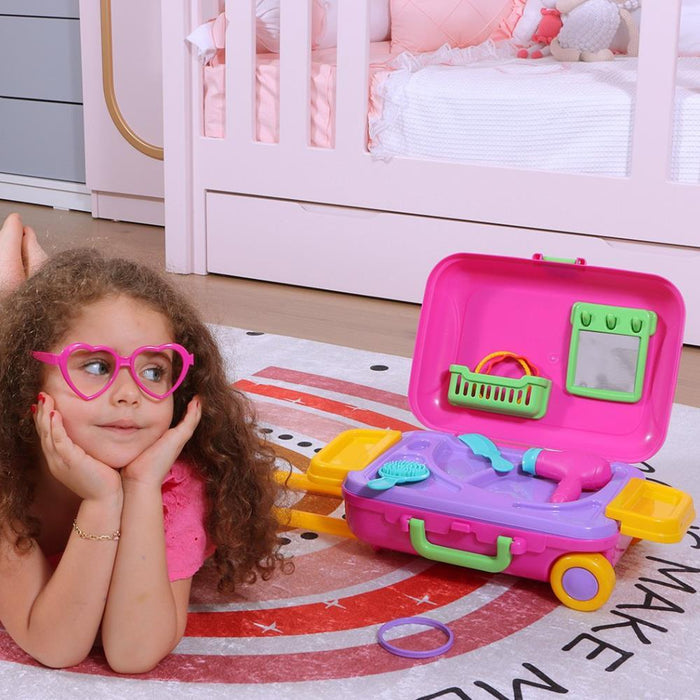 Mala Trolley de Beleza com Acessórios Ogi Mogi