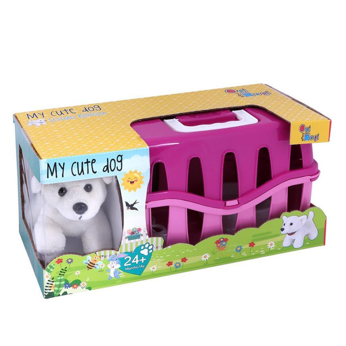Peluche My Cute Dog com Transportadora Ogi Mogi
