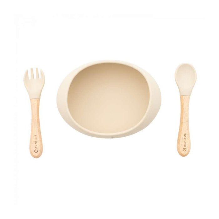 Conjunto de Alimentação em Silicone 3 Peças Sand