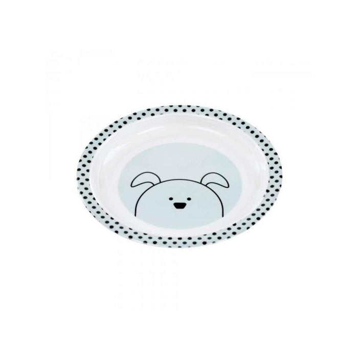 Prato Antiderrapante Cão Azul