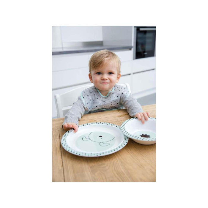 Prato Antiderrapante Cão Azul