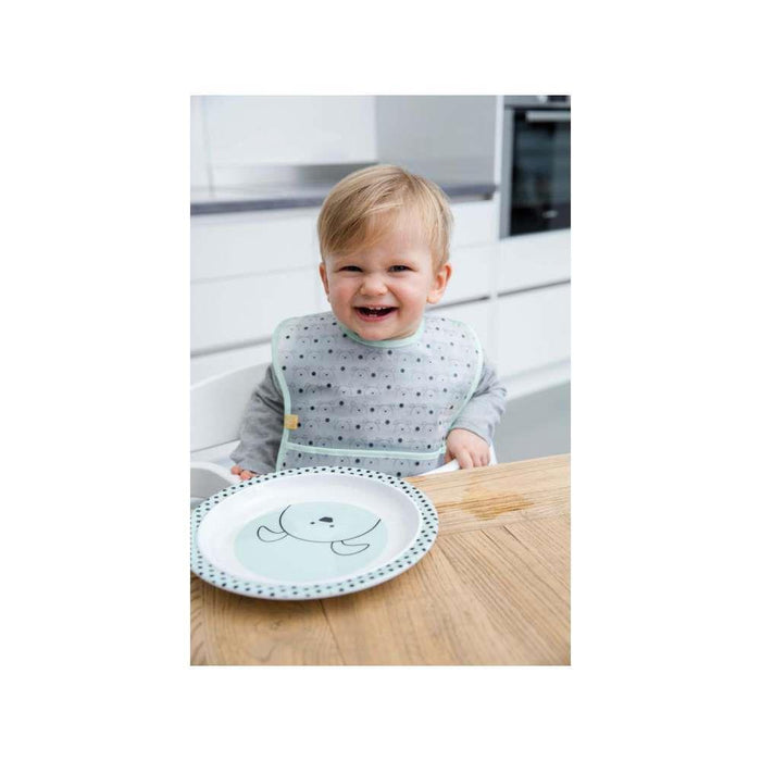 Prato Antiderrapante Cão Azul