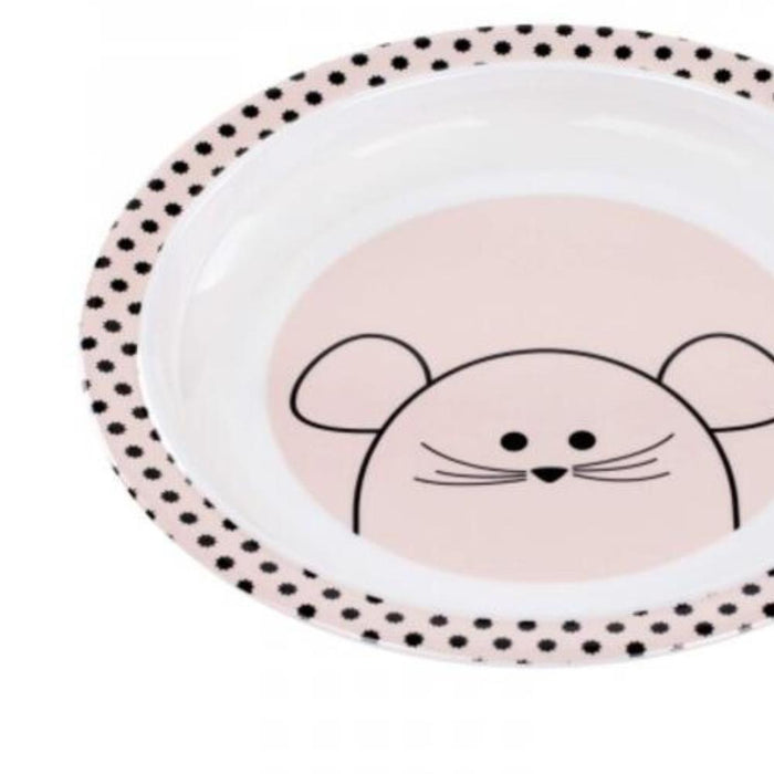 Prato Antiderrapante Lassig Rato Rosa