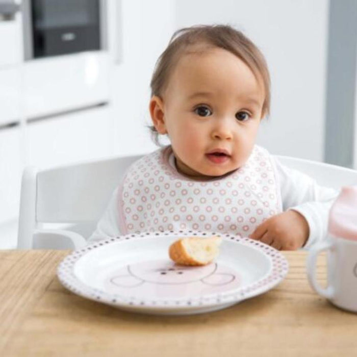 Prato Antiderrapante Lassig Rato Rosa