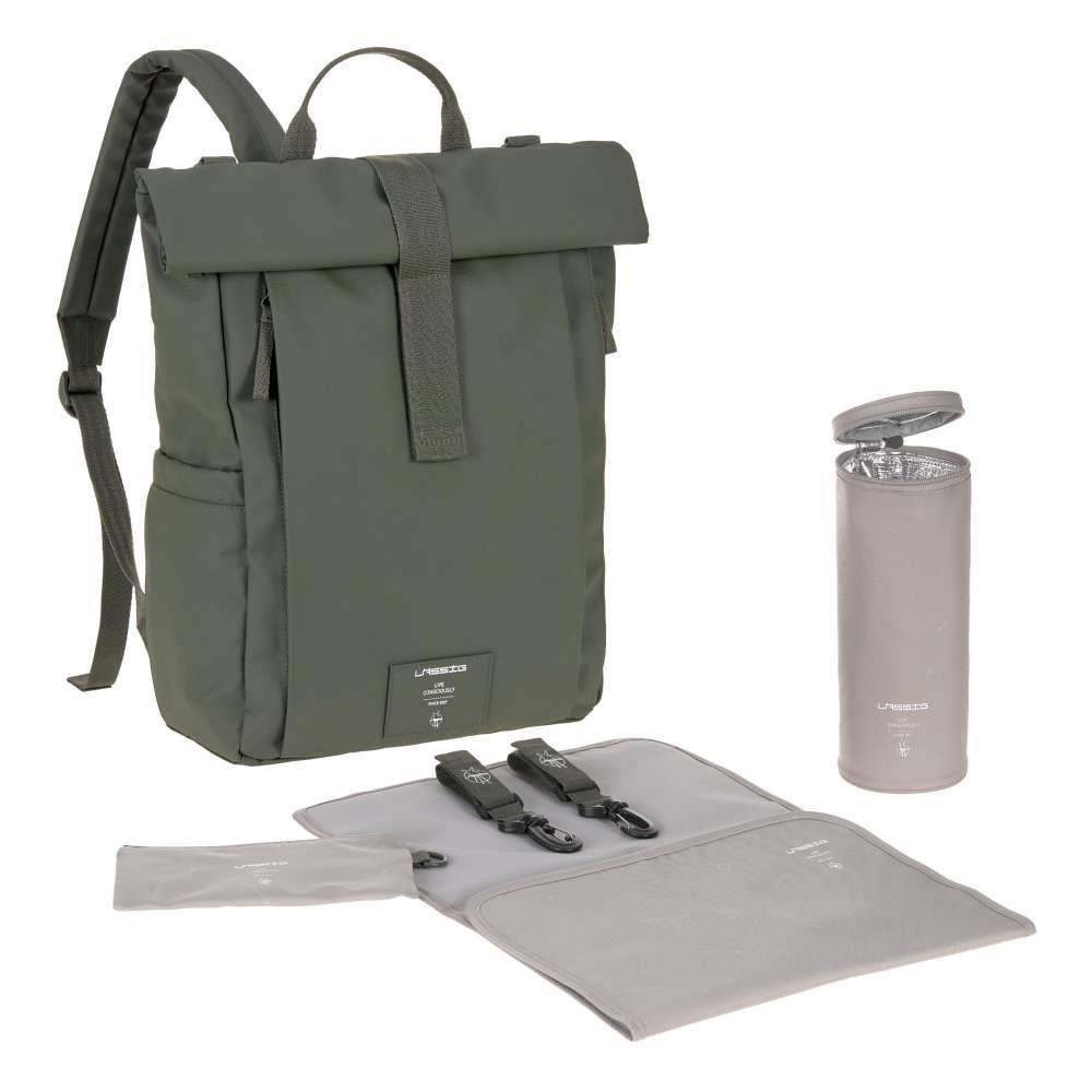 Green Label Rolltop Up Olive Backpack