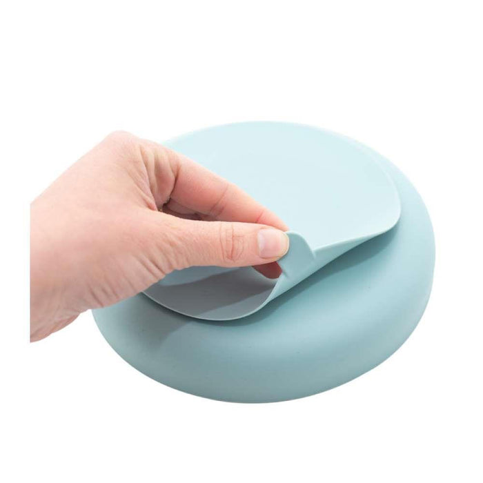 5 Piece Blue Silicone Feeding Set