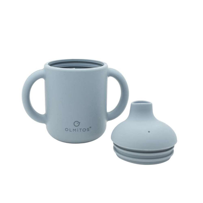 5 Piece Blue Silicone Feeding Set