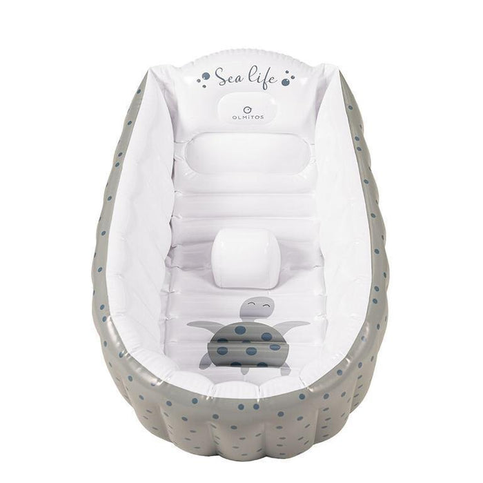 Banheira Insuflável Olmitos Tartaruga 85x57x28cm