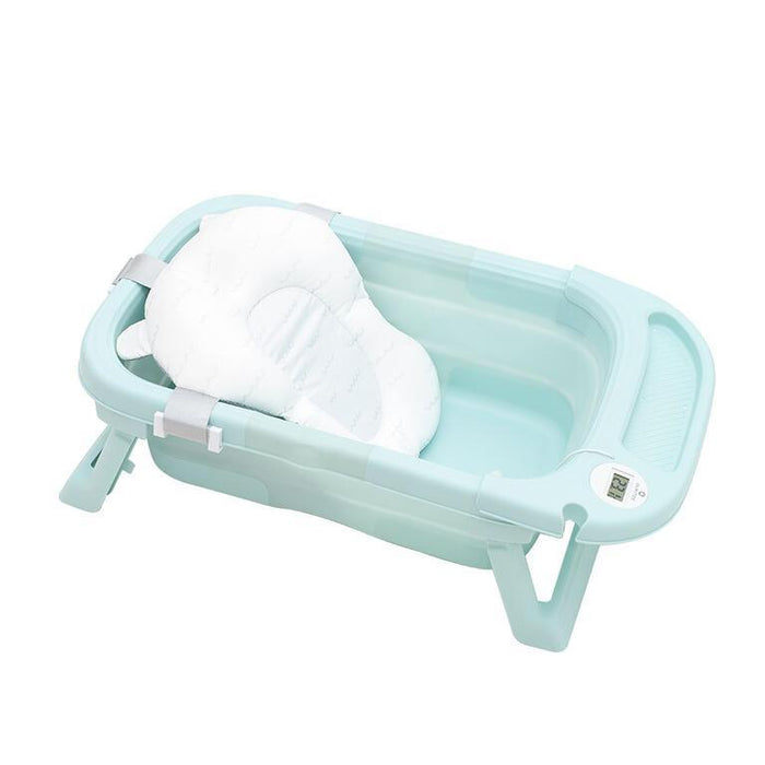 Banheira Dobrável Olmitos com Termómetro e Redutor Azul