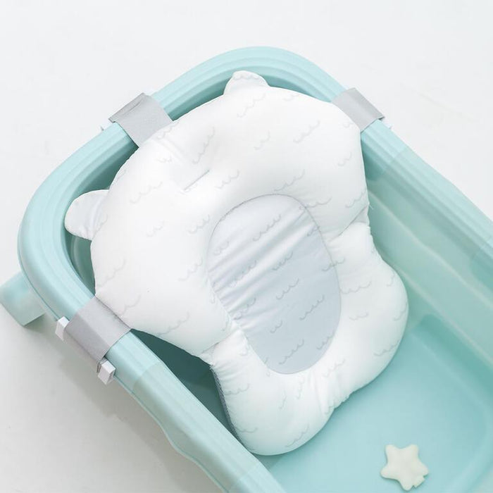 Banheira Dobrável Olmitos com Termómetro e Redutor Azul