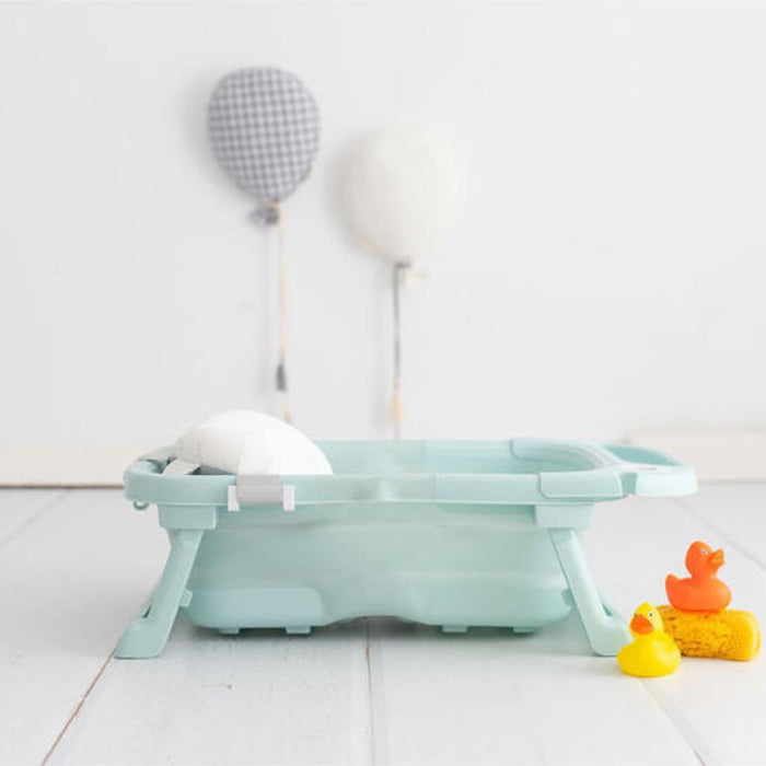 Banheira Dobrável Olmitos com Termómetro e Redutor Azul