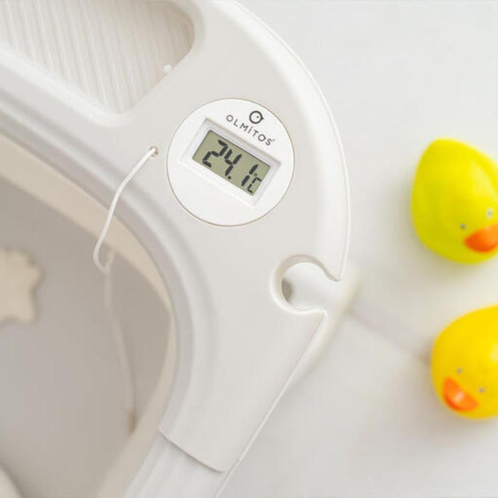 Banheira Dobrável Olmitos com Termómetro e Redutor Grey