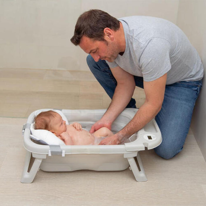 Banheira Dobrável Olmitos com Termómetro e Redutor Grey