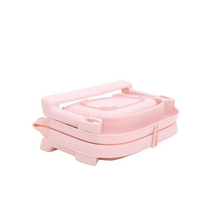 Banheira Dobrável Olmitos com Termómetro e Redutor Pink