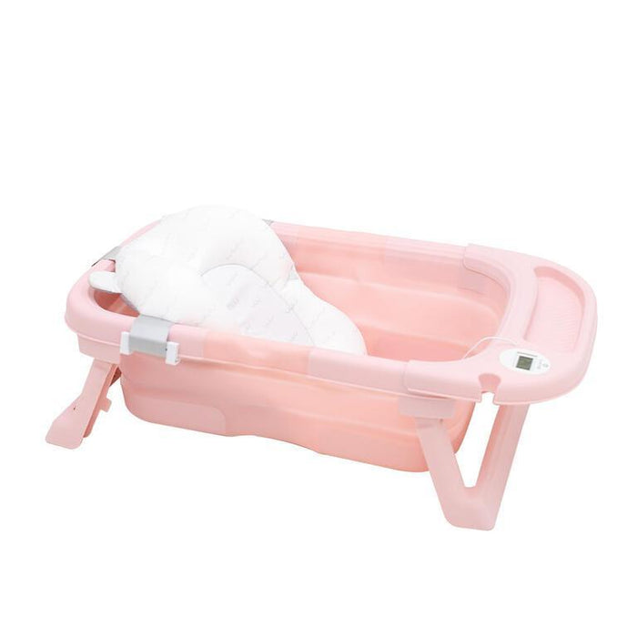 Banheira Dobrável Olmitos com Termómetro e Redutor Pink
