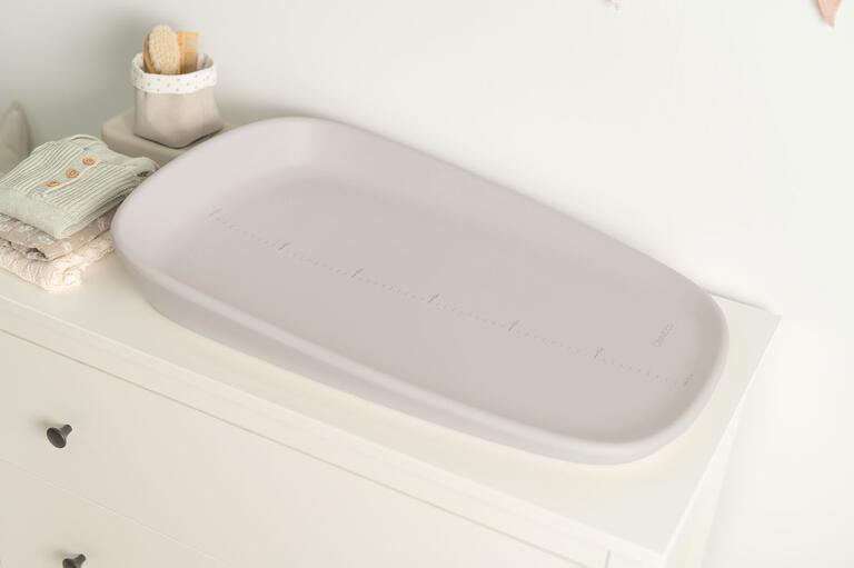 Muda Fraldas em Espuma EVA com Medidor Olmitos Taupe