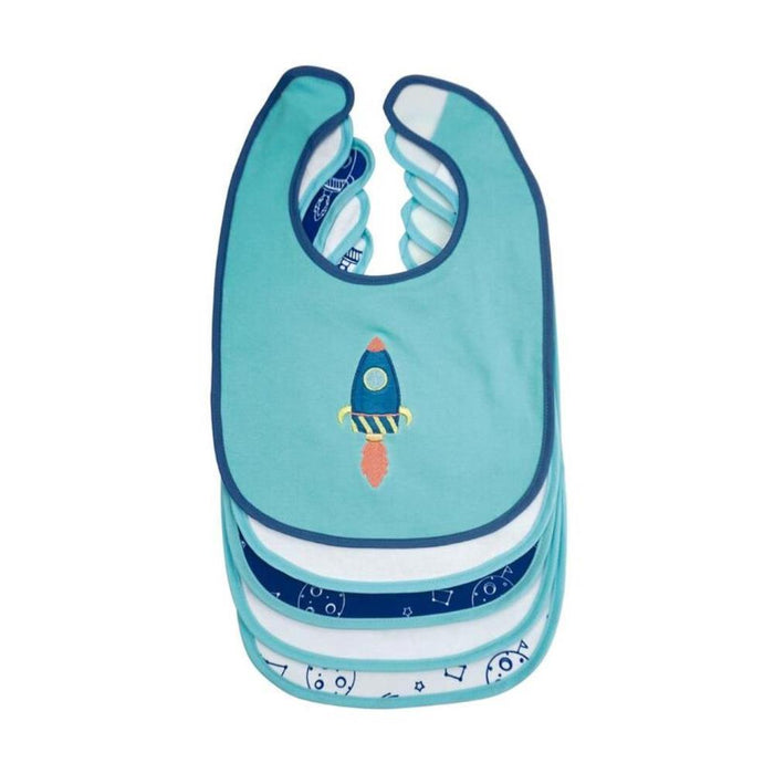 Conjunto de 5 Babetes em Algodão Olmitos Space