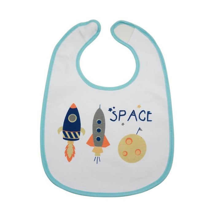 Conjunto de 5 Babetes em Algodão Olmitos Space