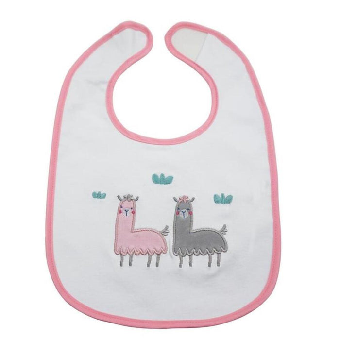 Conjunto de 5 Babetes em Algodão Olmitos Lama