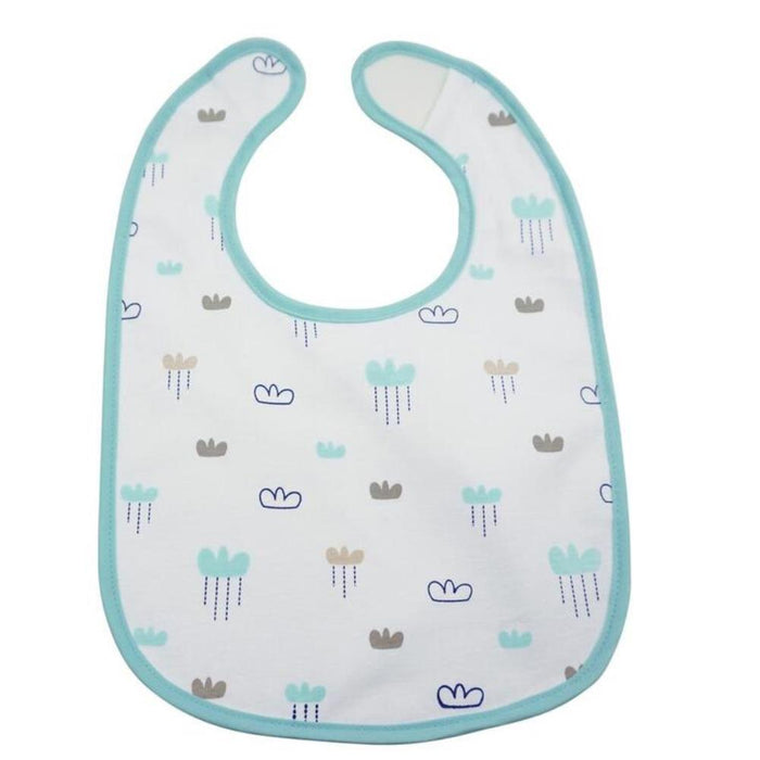Conjunto de 5 Babetes em Algodão Olmitos Lama