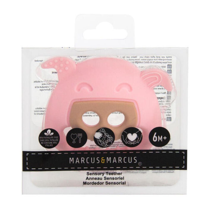 Mordedor Sensorial em Silicone Marcus&Marcus Pig